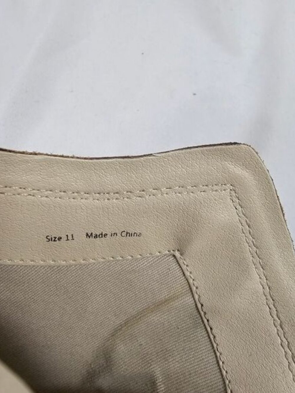 Dolce Vita Block Heel Mule In Cream - Size 11 - Picture 6 of 13